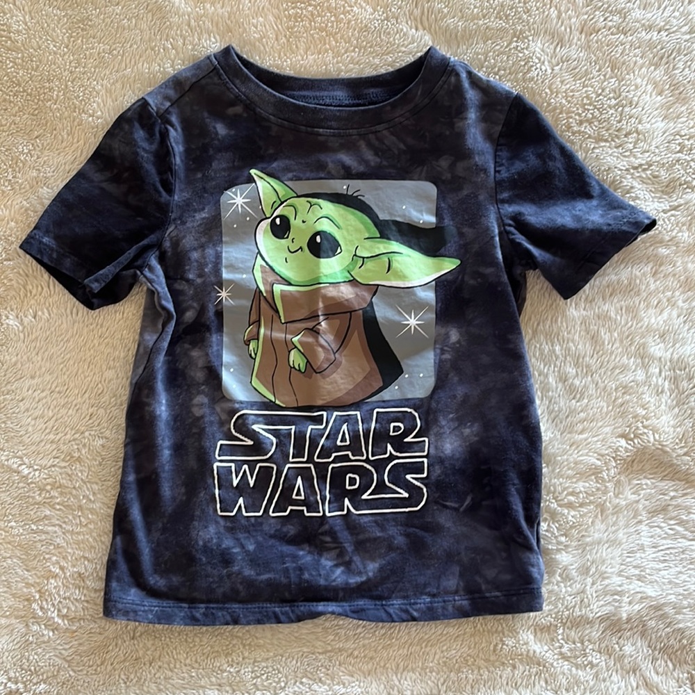 Star Wars brand baby Yoda, boy or girl T-shirt 4T